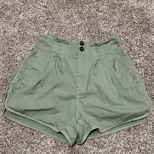 Free People Pleated Shorts